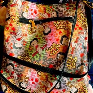 Multi-Colored Betty Boop Crossbody w/ Straps